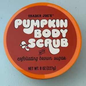 Trader Joes Pumpkin Body Scrub Exfoliating Brown Sugar